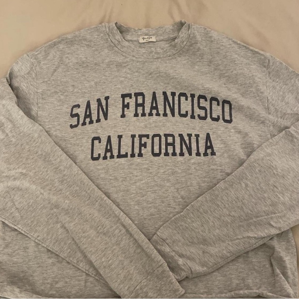 Brandy Melville Gray Long Sleeve Tee